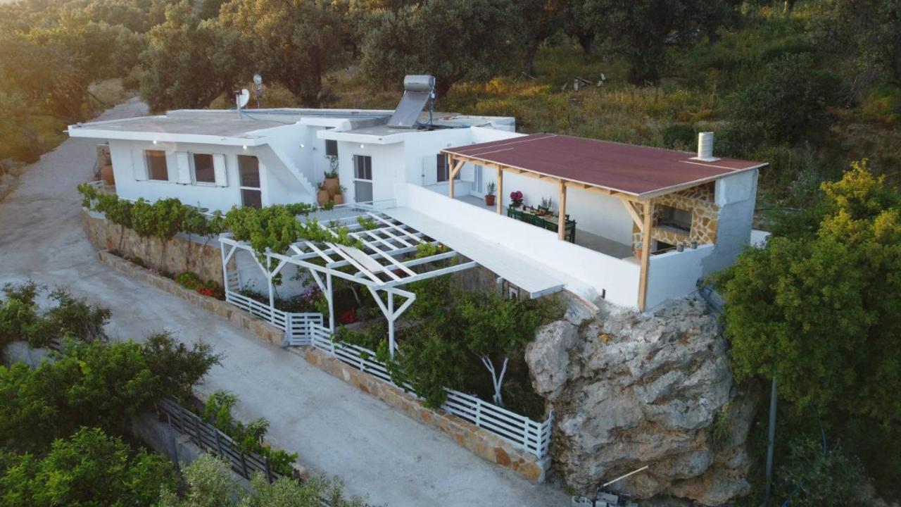 Mano'S House Villa Triopetra Exteriör bild